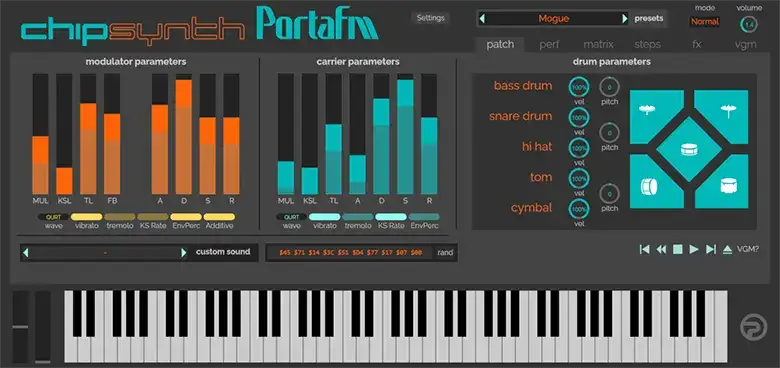 Plogue Chipsynth PortaFM [WiN] preview
