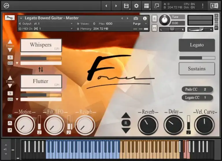 David Forner El Dorado: Legato Bowed Guitar [KONTAKT] preview