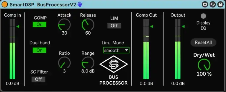 Smart DSP Bus Processor V2 [Max for Live] preview