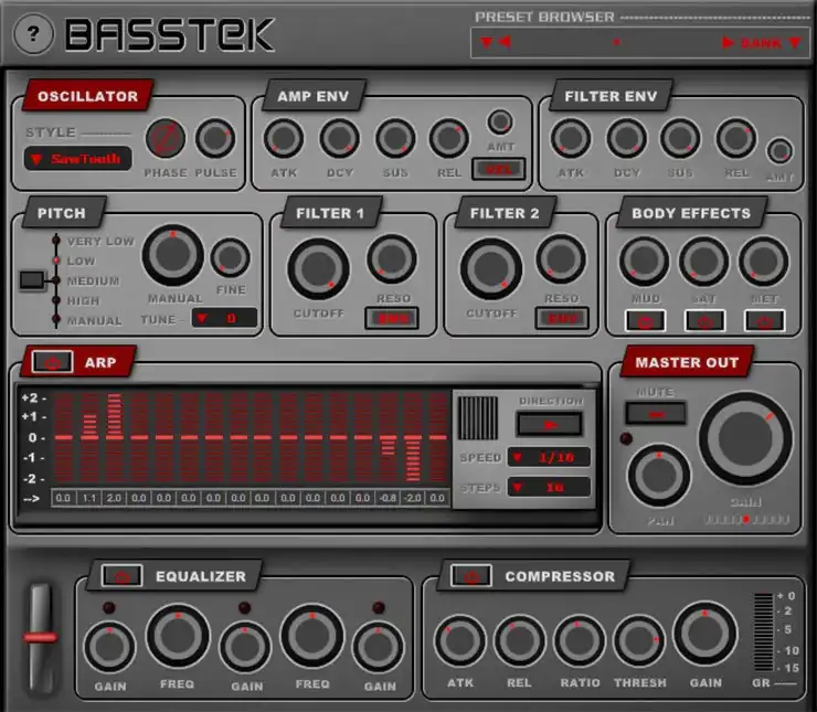 Psytrance Plugins BassTek [WiN-OSX] preview