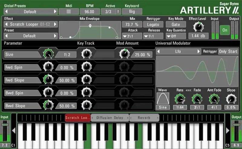 Sugar Bytes Artillery 2 (Win & Mac) preview