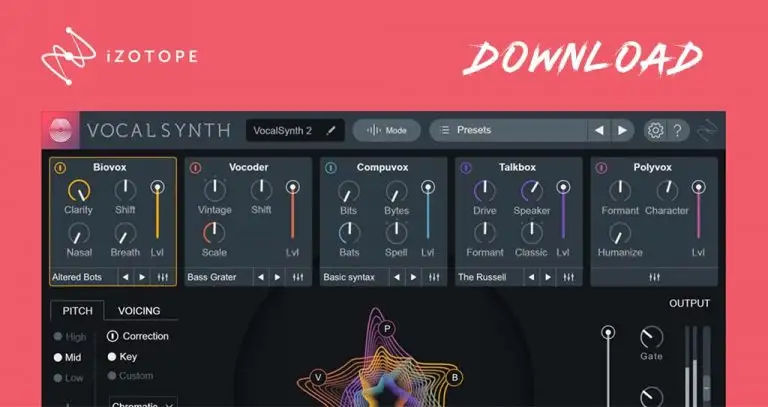 iZotope VocalSynth 2 v2.2.0 [WiN] preview