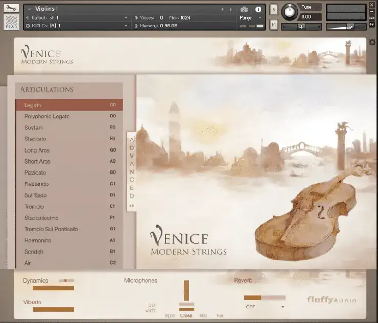 Fluffy Audio Venice Modern Strings [KONTAKT] preview