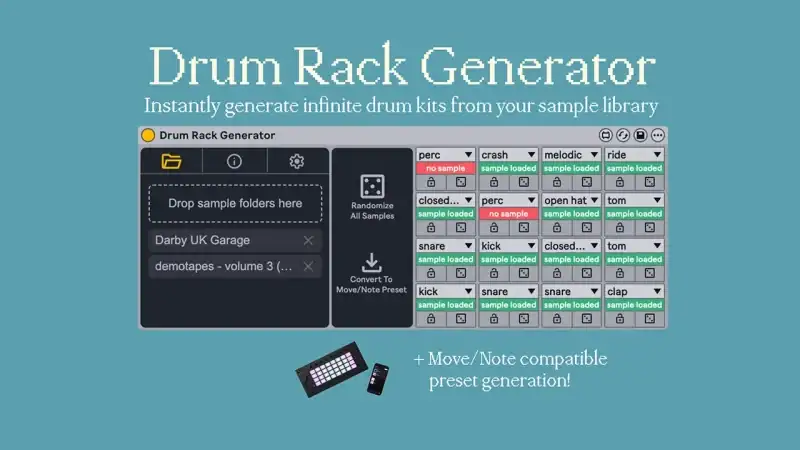 windward Drum Rack Generator [Max for Live] preview