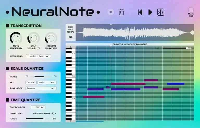 DamRsn NeuralNote [WiN-MAC] preview