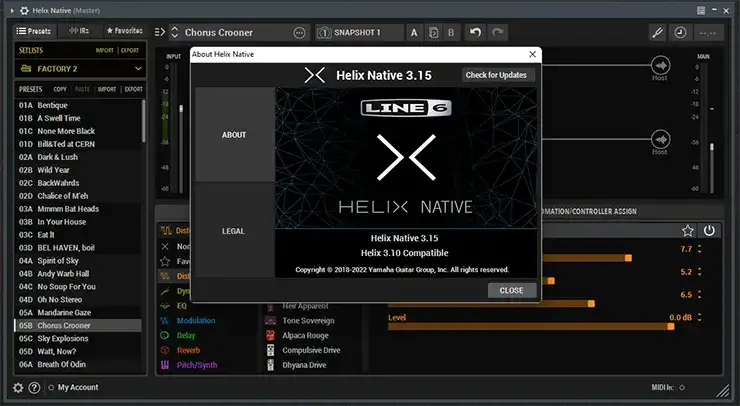 Line 6 Helix Native v3.50 [WiN] preview