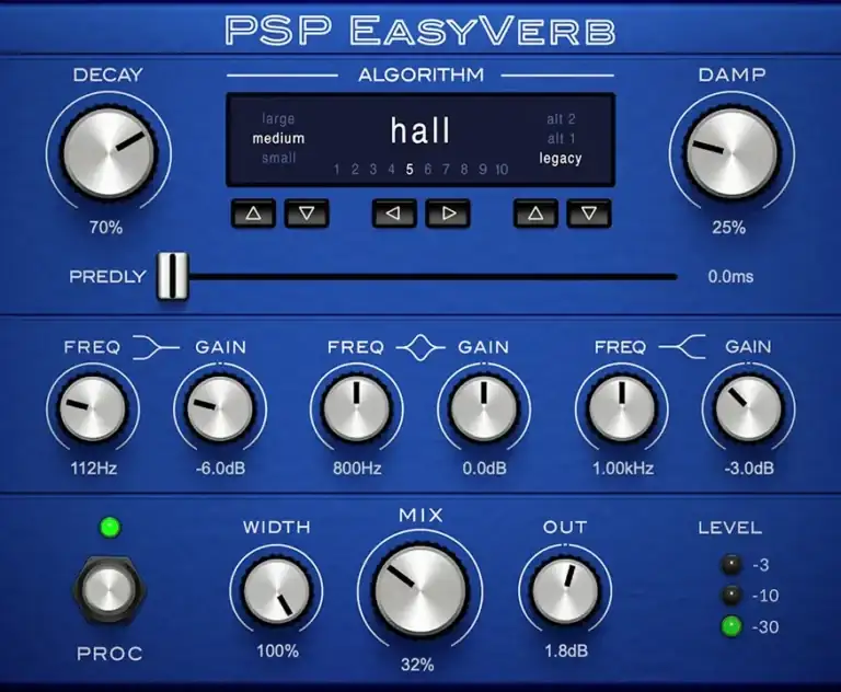 PSPaudioware PSP EasyVerb [WiN-MAC] preview
