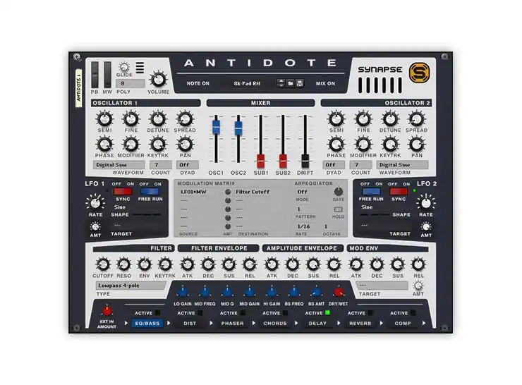Synapse Audio Antidote v1.2.8 [WiN] preview