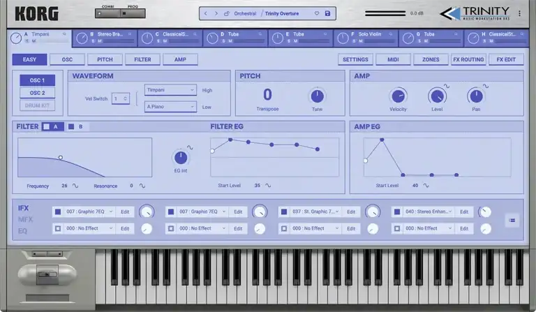 KORG TRINITY v1.1.4 [WiN] preview