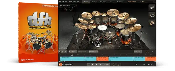 Toontrack Drumkit From Hell EZX [WiN-OSX] preview