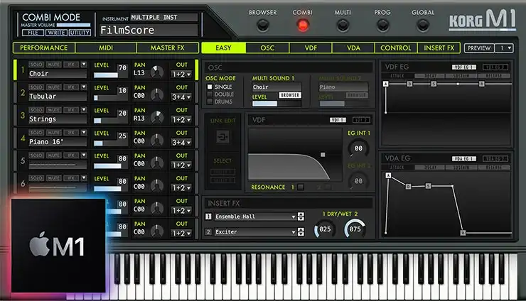 KORG M1 V2 v2.2.0 [OSX] preview