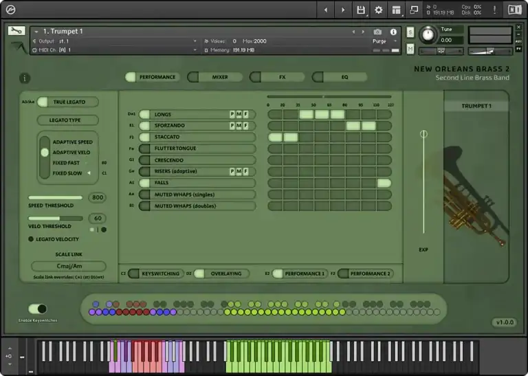 Insanity Samples New Orleans Brass 2 [KONTAKT] preview