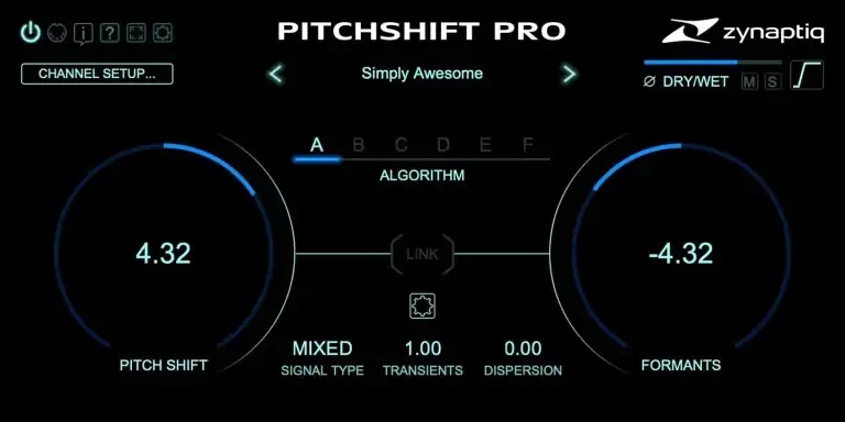 Zynaptiq PITCHSHIFT PRO [WiN] preview