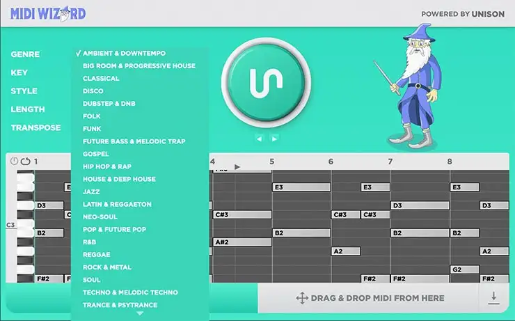 Unison MIDI Wizard [WiN] preview