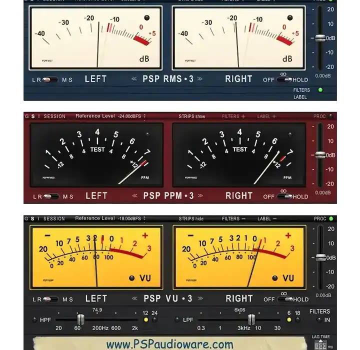 PSPaudioware PSP TripleMeter v3.1.0 [WiN] preview