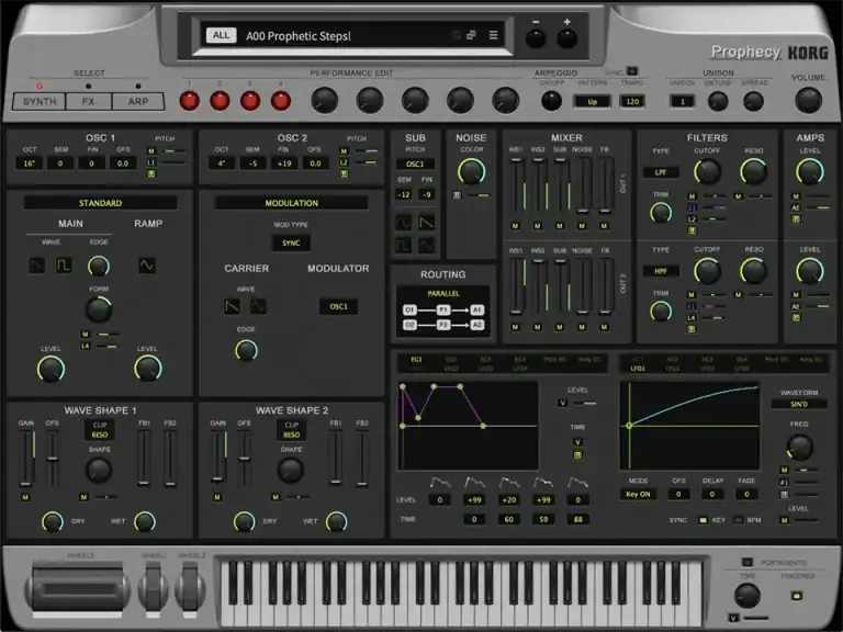 KORG Prophecy v1.7.2 [WiN] preview