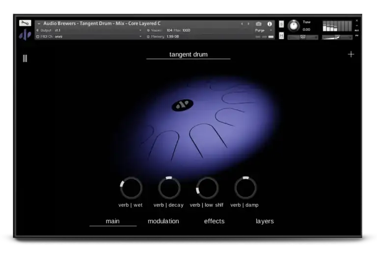 Audio Brewers Tangent Drum (Stereo) [KONTAKT] preview