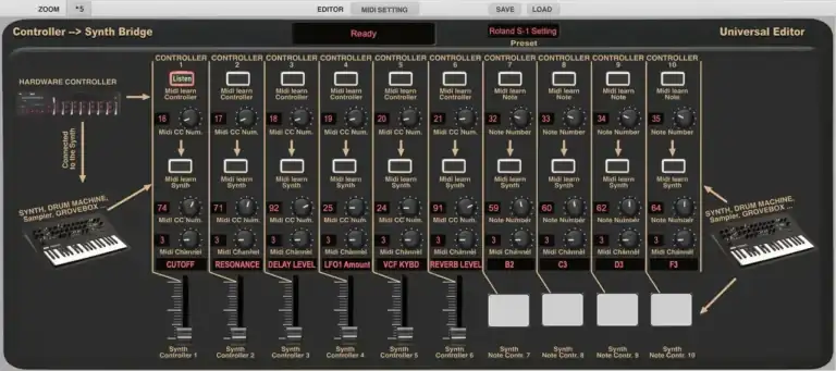 Momo Universal Synth Editor and Controller – Synth Bridge [WiN-MAC] preview