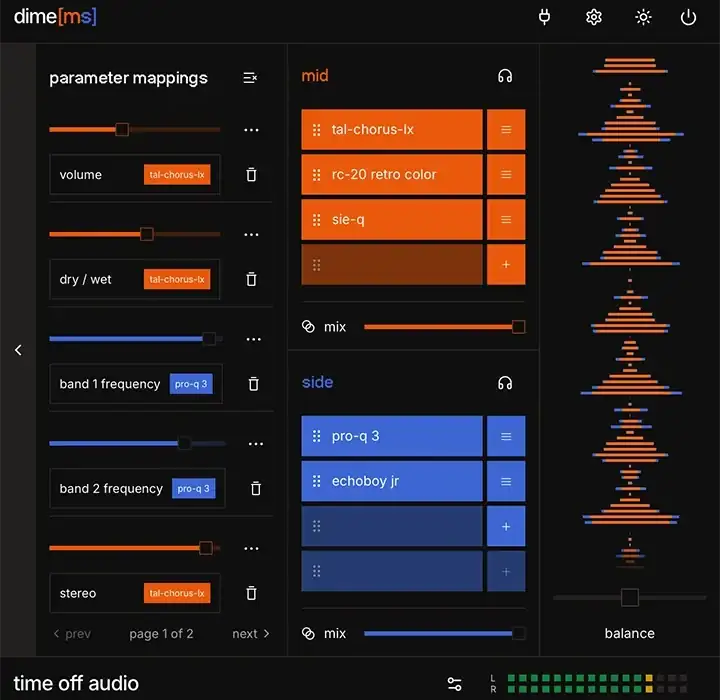 time off audio dime [ms] [WiN] preview