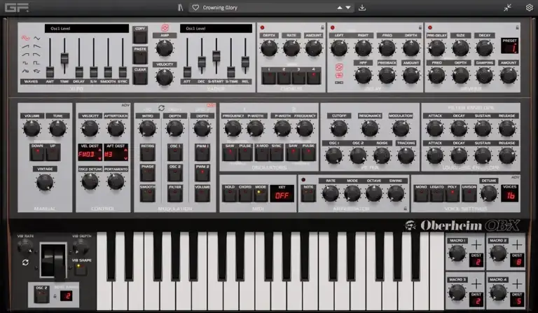 GForce Oberheim OB-X v1.5.0 [WiN-MAC] preview