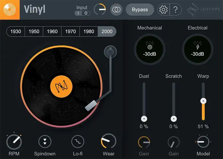 iZotope Vinyl [WiN] preview