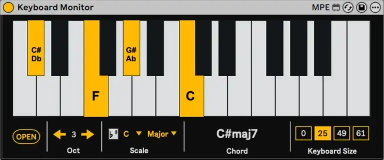 Side Brain Keyboard Monitor v1.1.3 [Max for Live] preview
