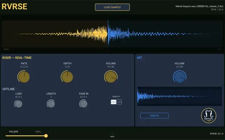 Samuel Ferraz-Leite RVRSE v1.1.0 [WiN-MAC] preview