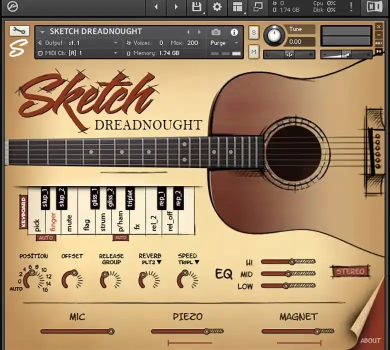 Sketch Samples Sketch Dreadnought [KONTAKT] preview