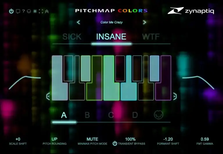Zynaptiq PITCHMAP::COLORS [WiN] preview