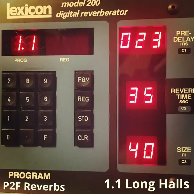 PastToFutureReverbs Lexicon Model 200 1.1 Long Halls [IRs] preview
