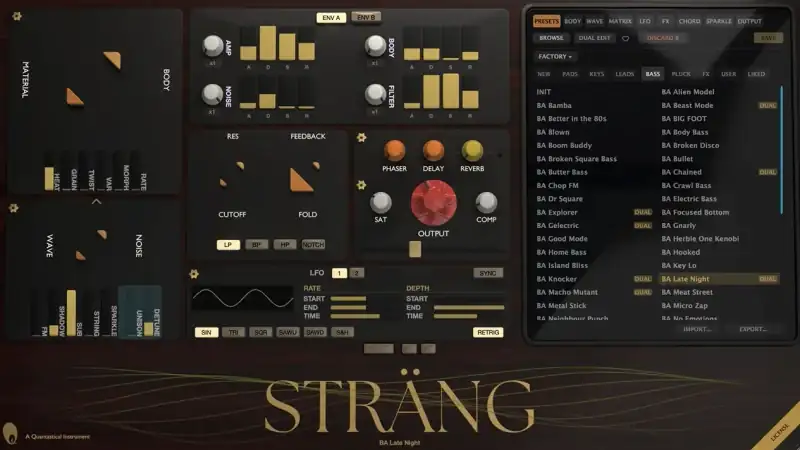 Quantastical Sound STRÄNG 2.5 [WiN-MAC] preview