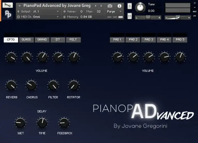 GSamples PianoPad Advanced [KONTAKT] preview