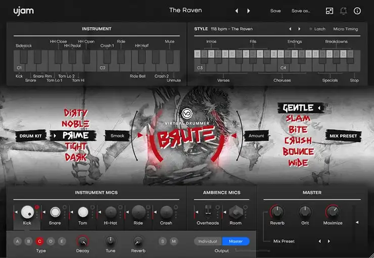 UJAM Virtual Drummer BRUTE [WiN] preview
