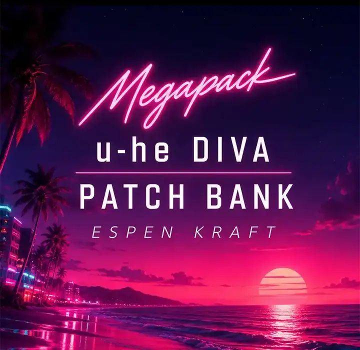 Espen Kraft u-he DIVA Neon Megapack preview