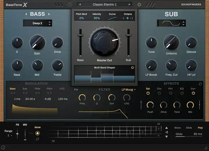 SoundFingers BassTone X [WiN] preview