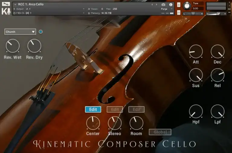Kinematic Composer Cello [KONTAKT] preview