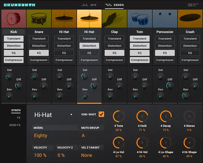 AIR Music Technology DrumSynth v1.2 [WiN] preview