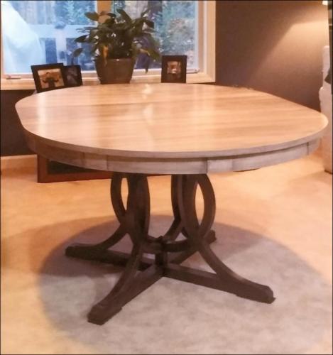 Bent Laminte White Oak Table - Tony Grenis