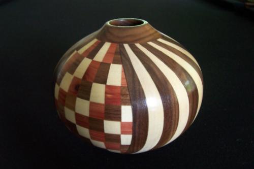 Cedar, Walnut, Maple Bowl - Dick Hoffmann