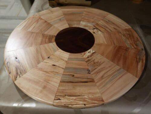 Don Schmid Walnut Ambrosia Maple Lazy Susan(1)