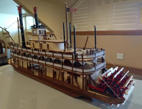 Paddle Wheeler Ship Model - Joe Geithman