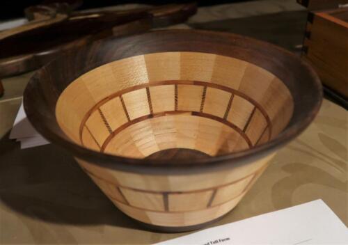 Robert Brown Maple and Walnut Bowl