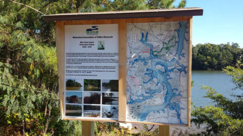 Watershed Assoc. of Tellico Lake-Heron Island Kiosk-2014           